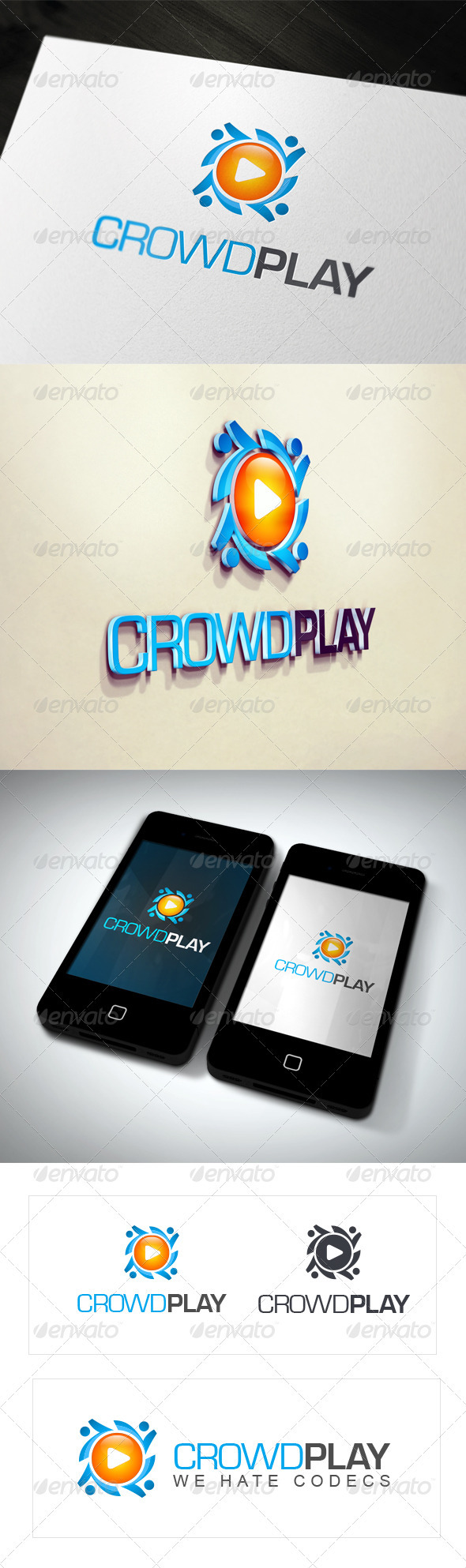 CrowdPlay - Logo Templates - Symbols Logo Templates