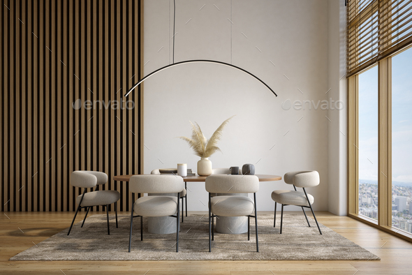 Modern style conceptual interior room  - Stock Photo - Images