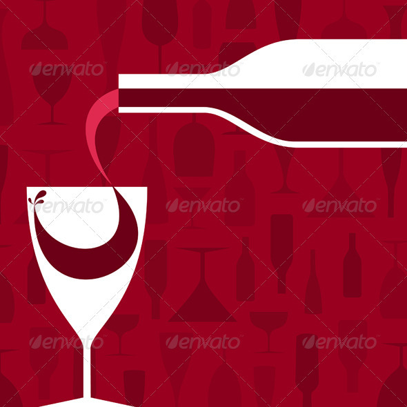 Wine - Food Objects