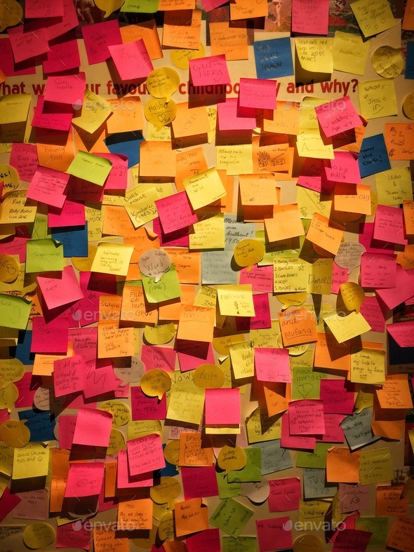 Post it ideas - Stock Photo - Images