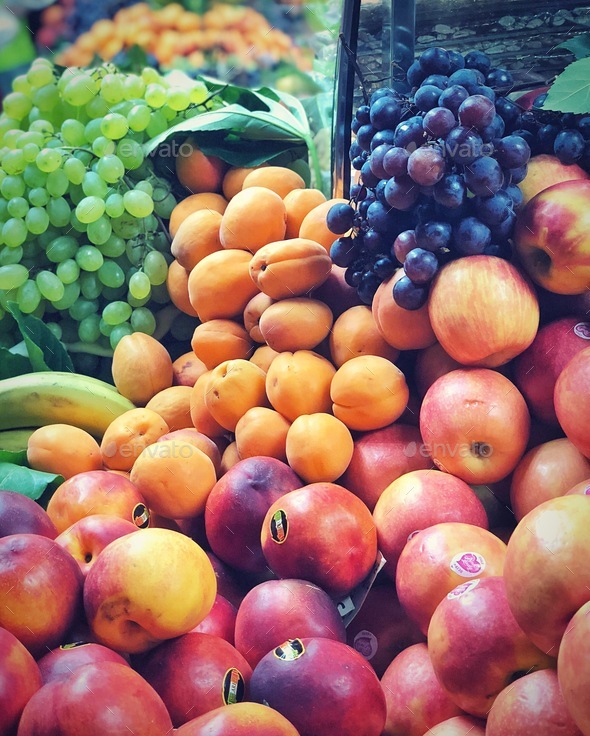 Fresh fruit on the market