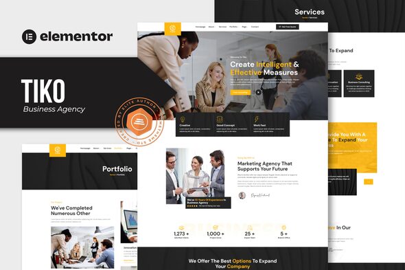 Tiko - Business Agency Elementor Template Kit