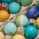 Close up of Freshly painted colorful easter eggs - PhotoDune Item for Sale
