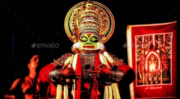 Kathakali is a major form of classical Indian dance.