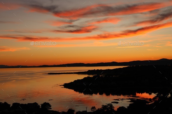 After sunset  - Stock Photo - Images