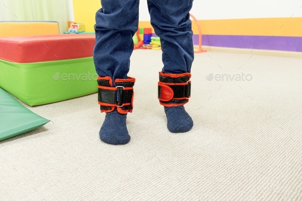 sensory activities, ankle weights on children\'s feet,rehabilitation,inclusive education