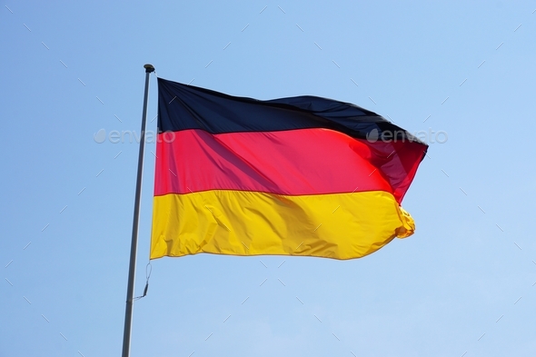 Flag of Germany is a tricolor displaying the national colors ...