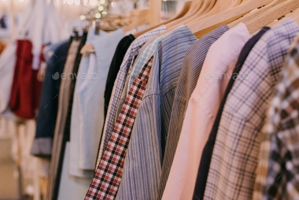 Shirts. Shopping for clothes, design market. Shop locally. Sustainable fashion.