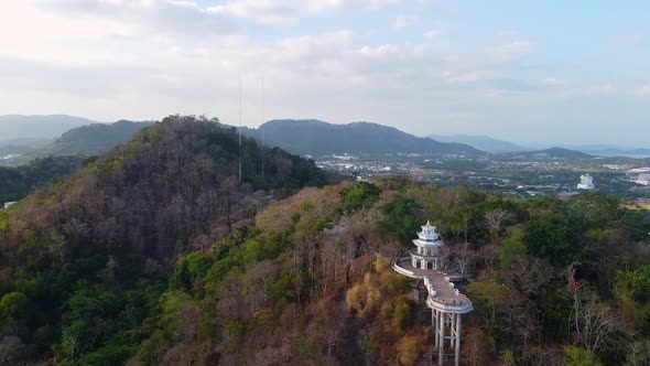 View From Above On Viewpoint Wich Is Located In The Park On The Hill, Phuket, Thailand alt