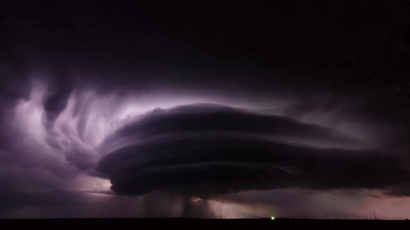 Spectacular Thunderstorm Lightning Strikes Dark Night (19)