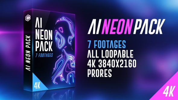 AI Neon Pack 4K