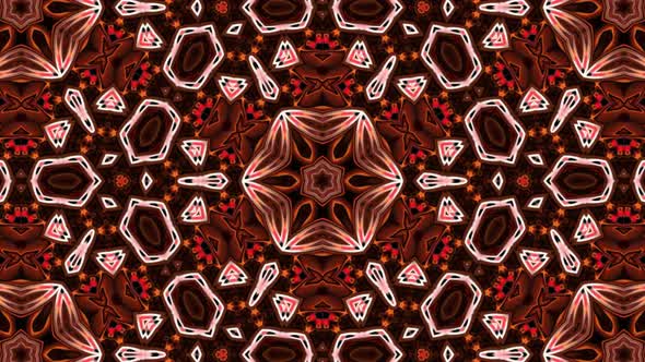 Brown Kaleidoscope Backgorund