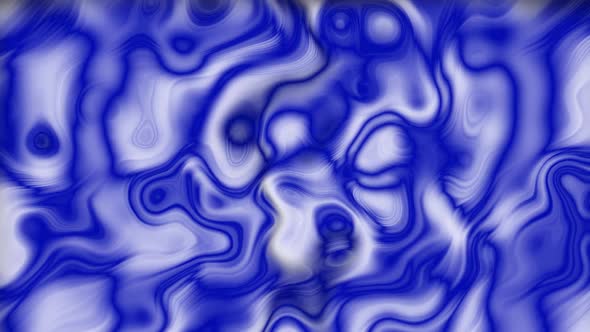Blue color digital liquid animation. motion background.  A 276