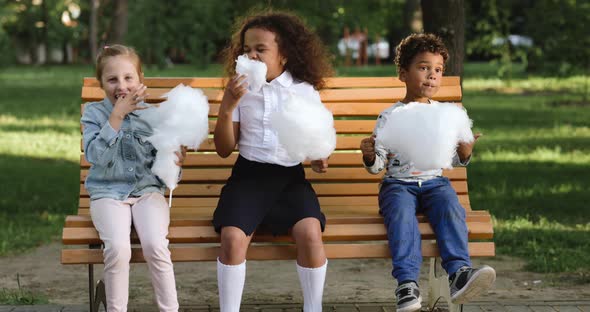 Children Eat Cotton Candy alt