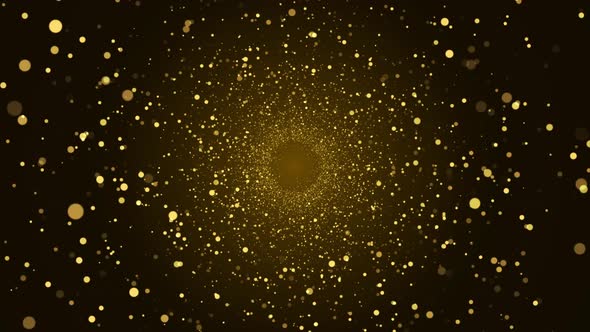 Glitter abstract particles background.