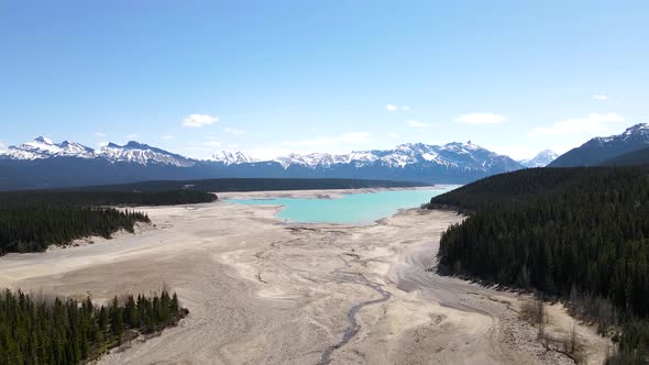 Abraham Lake In Alberta Canada alt