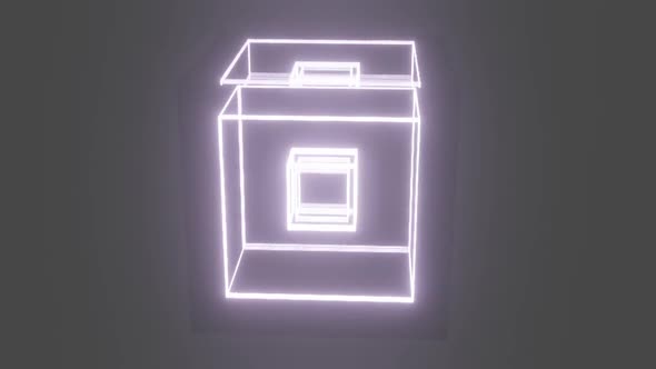 Neon Boxes Rotate V2