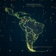 Gold Map Latin America Danger 4K - VideoHive Item for Sale