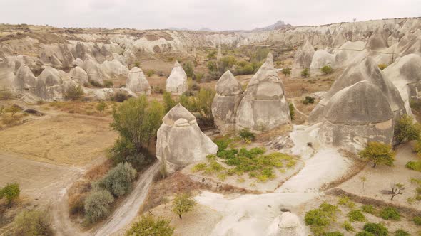 Aerial View Cappadocia Landscape alt