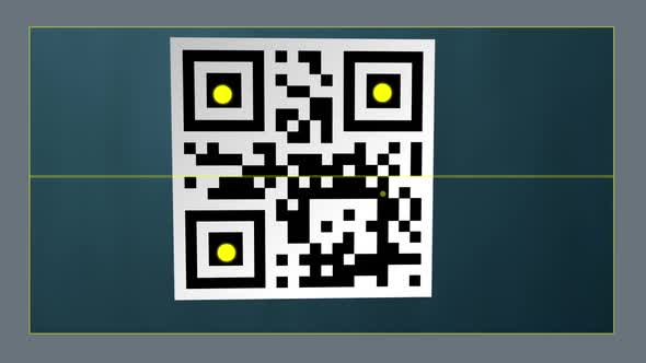 QR code scanner. For selling consumer goods on the market or advertising. alt