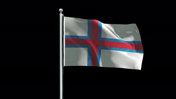 Faroe Islands. Flag Big