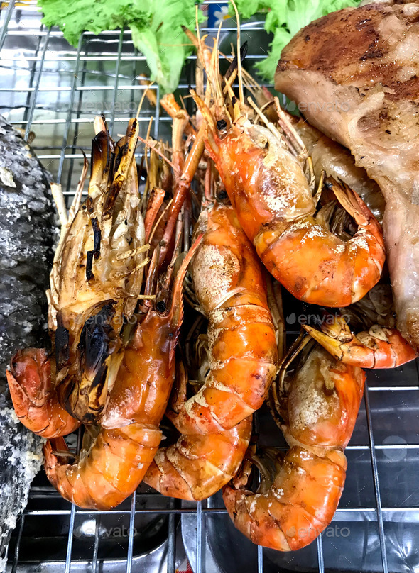 Barbecue Jumbo Shrimps