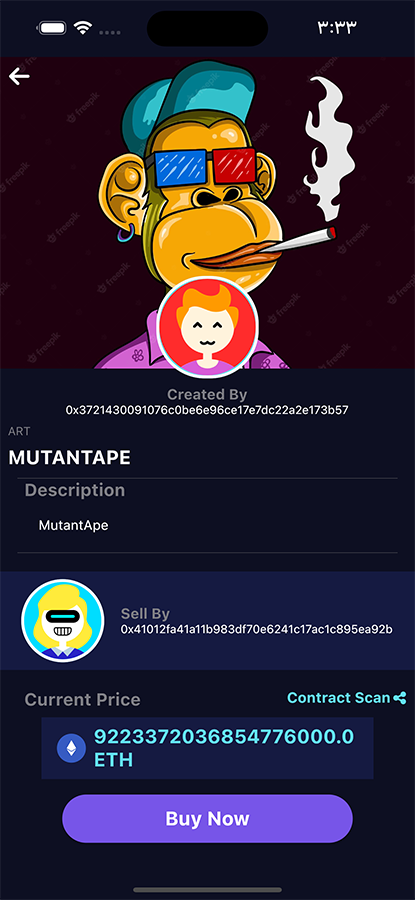FlutterSee - Full Flutter NFT Marketplace Mobile App With Solidity