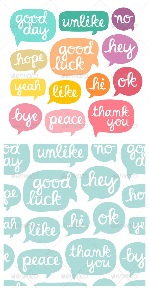 Hand Drawn Phrases - Decorative Symbols Decorative
