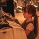 little girl is shopping at the mall, clothing selection, discount season - PhotoDune Item for Sale