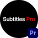 Subtitles Pro - VideoHive Item for Sale