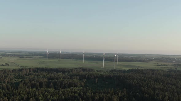 A Bird'seye View of Rotating Electric Windmills