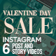 Valentine&#39;s Day Instagram Post And Story - VideoHive Item for Sale