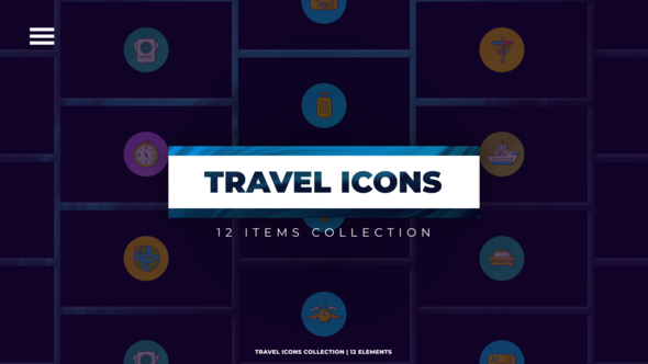 Travel Icons | Premiere Pro