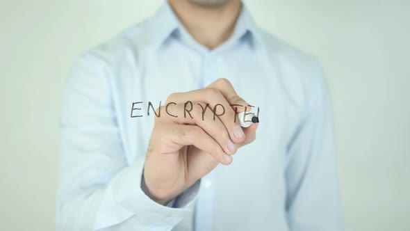 Encrypted, Writing On Screen alt