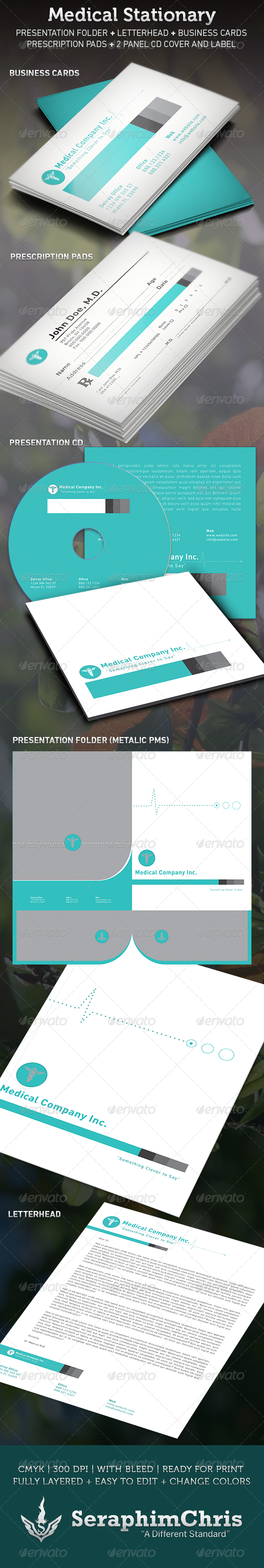 Medical Stationary Template - Stationery Print Templates