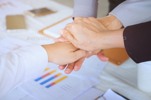 Business men making handshake, Partnership congratulation, merger and acquisition concepts - Stock Photo - Images