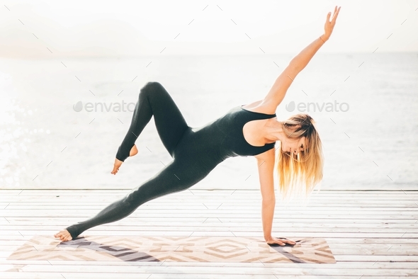 Women doing yoga  - Stock Photo - Images