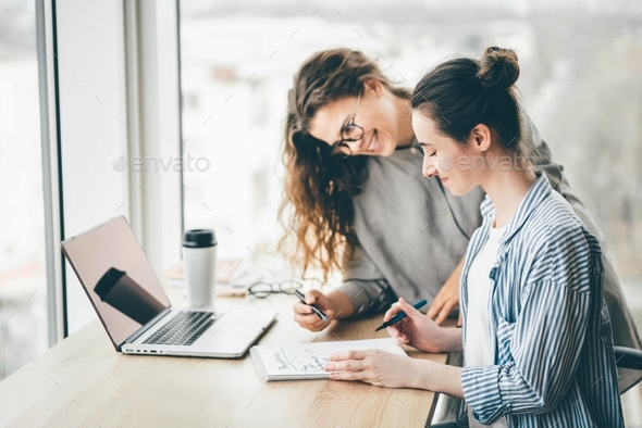 Women working at office. - Stock Photo - Images