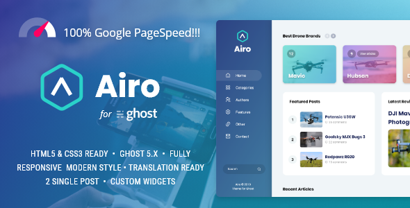 Airo - Minimal Theme for Ghost