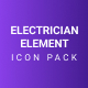 Electrician Element Icon Pack