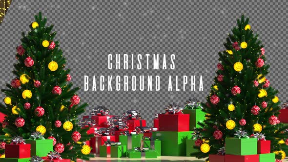Christmas Background Alpha HD