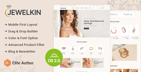 Jewelkin  – Premium Jewellery Store Shopify 2.0 Responsive Theme