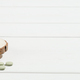 Spirulina green pills on wooden saw cut on a white table. Chlorella tablets. Green detox,  - PhotoDune Item for Sale