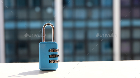 padlock, password, security concept - Stock Photo - Images