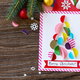 Christmas tree greeting card. Handmade. - PhotoDune Item for Sale