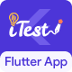 iTest - Online Quiz Examination System Flutter Mobile App
