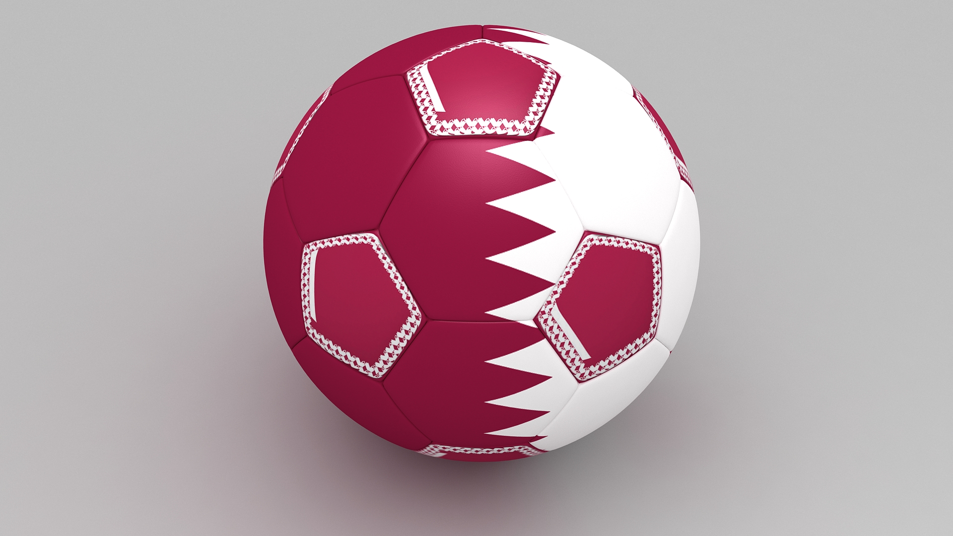 Soccer Ball Qatar Flag by Polygon3d 3DOcean
