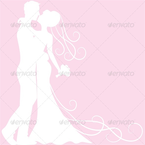 bride and groom silhouette - Weddings Seasons/Holidays