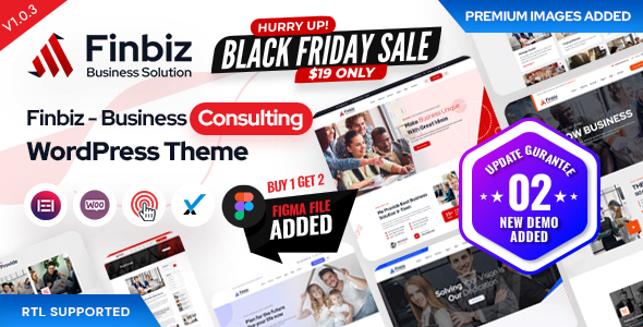 Finbiz – Consulting Business WordPress Theme