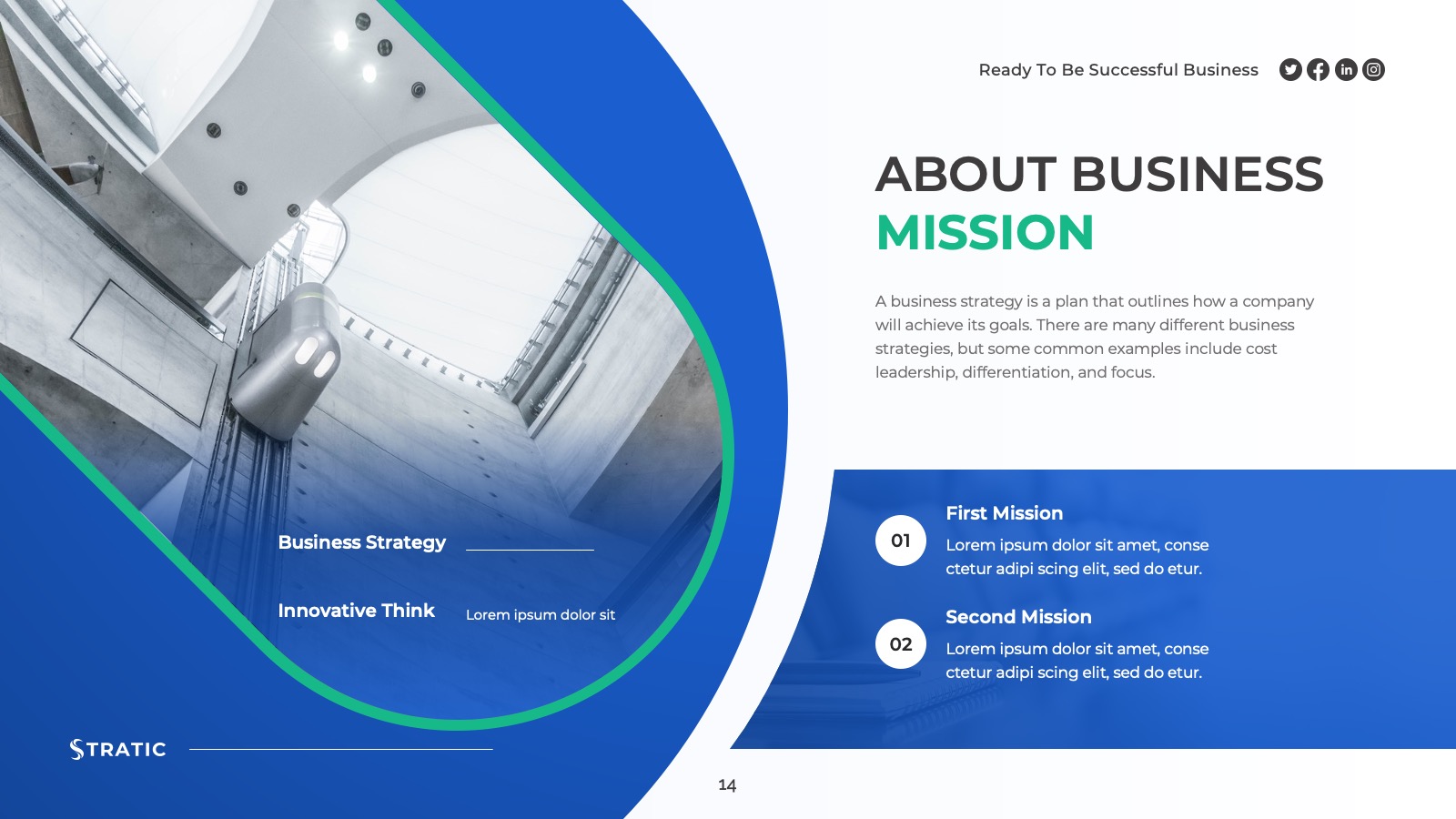 Stratic – Business Strategy PowerPoint Presentation Template ...